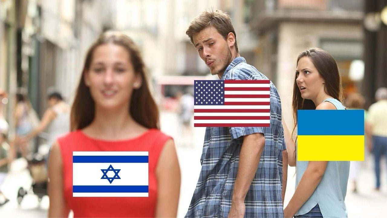 It's come to this. 10-17-2023 usa is moving its attention away from ukraine and onto israel dank memes